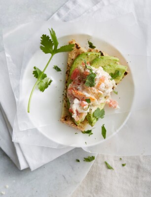 Avocadotoast met 3 toppings