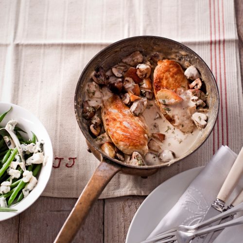 Normandische kip - delicious