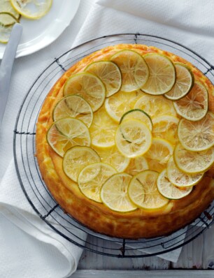 Lemon & lime cheesecake