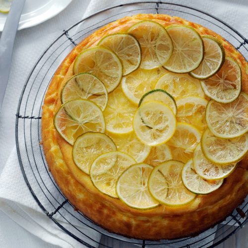 lemon & lime cheesecake - delicious