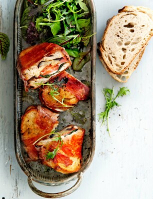 Auberginesandwich met parmaham