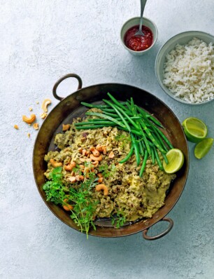 Supersnelle vegetarische rendang met Pulled Oats