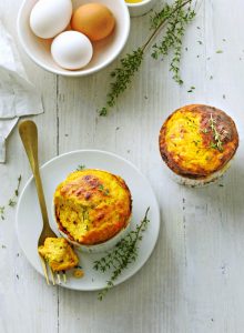 wortel-tijmsouffleetjes met parmezaan - delicious