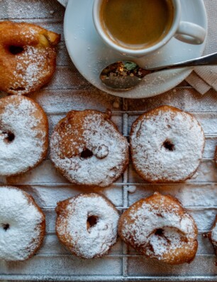 appelbeignets met ijs