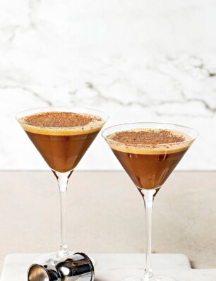 Salted caramel espresso martini