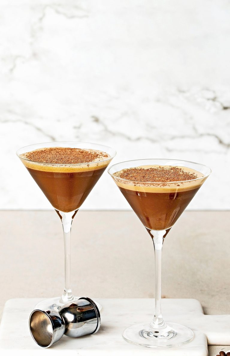 salted caramel espresso martini - delicious