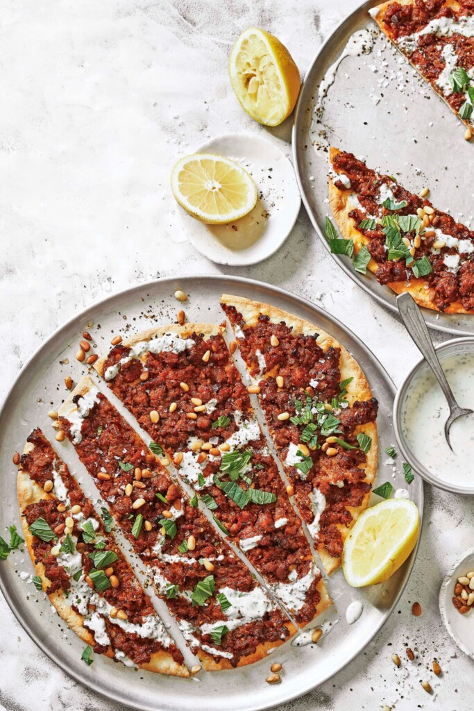 lahmacun: Turkse pizza met lamsgehakt