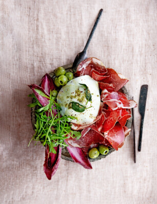 buffelmozzarella met coppa