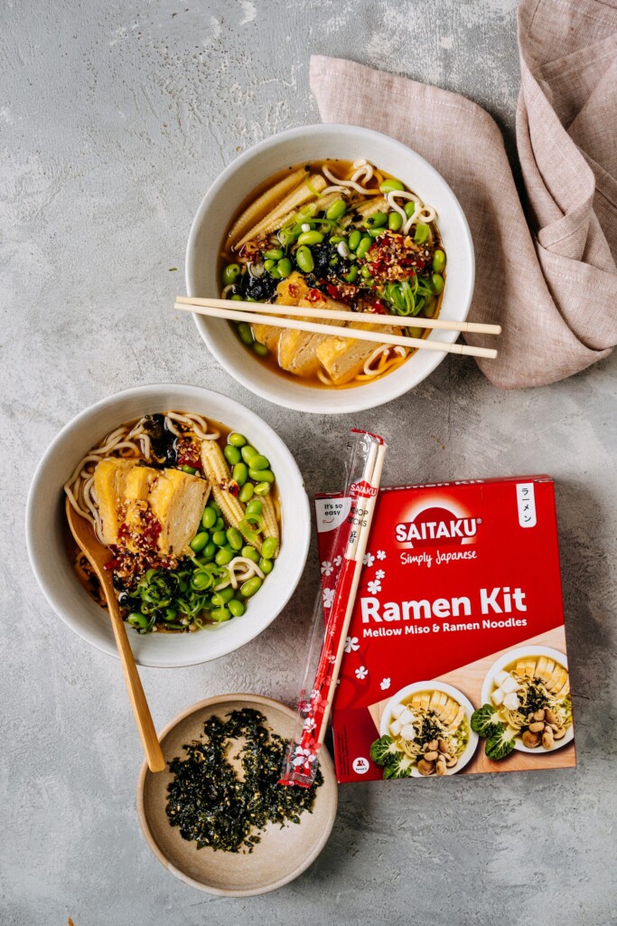 ramen met japanse omelet & chili-crispolie