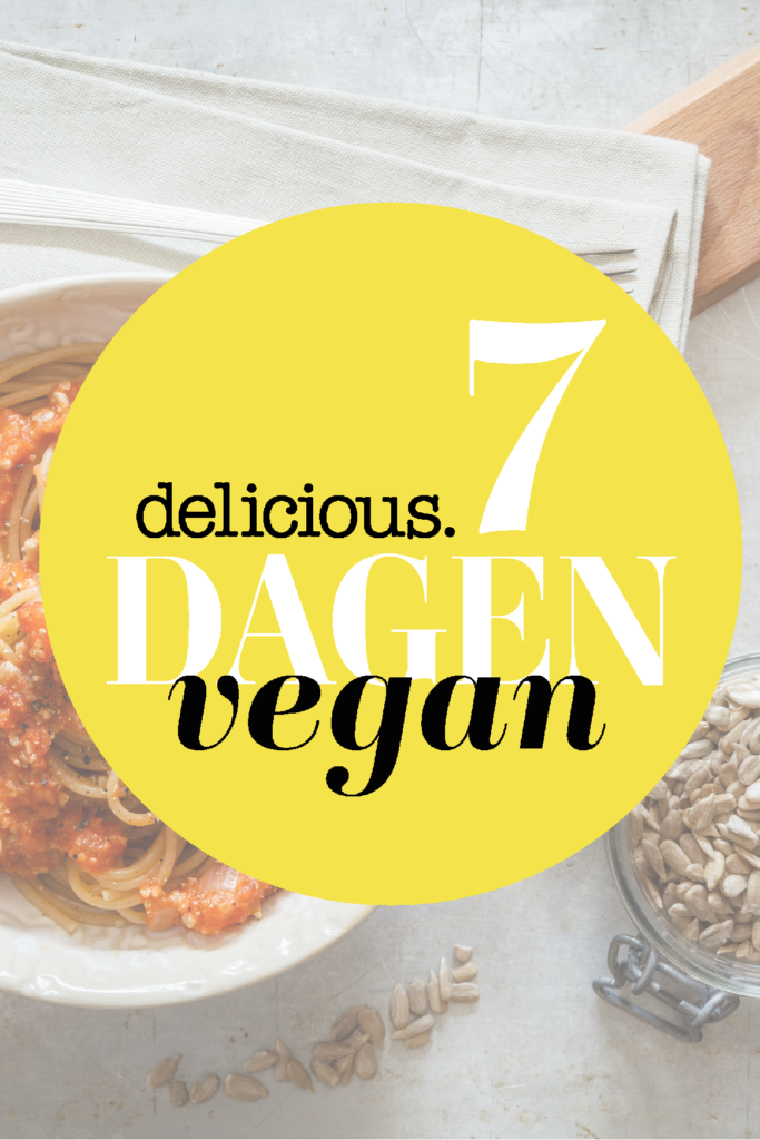 Doe mee met de delicious. 7 dagen vegan challenge en leer meer over minder vlees, vis en zuivel