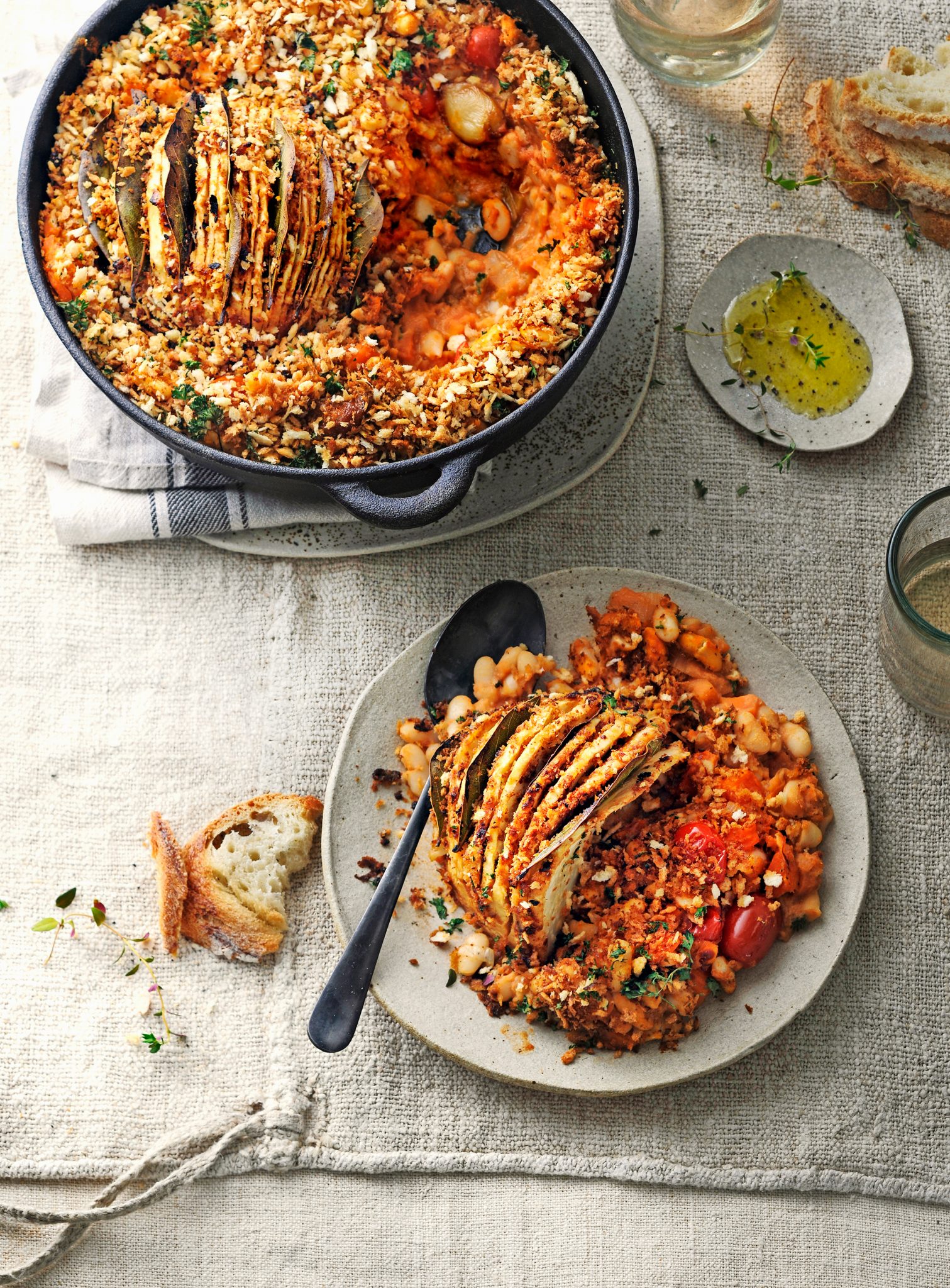 vegetarische cassoulet van Yvette van Boven delicious.magazine