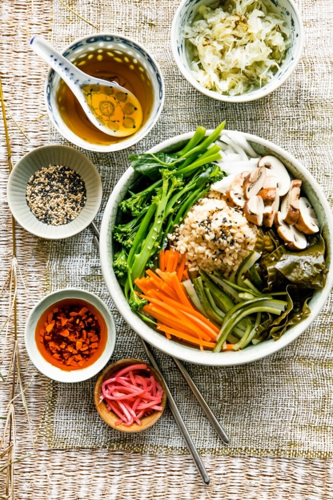 vegan bibimbap