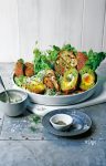 caesar salad scotch eggs