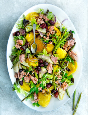 raviolisalade à la niçoise