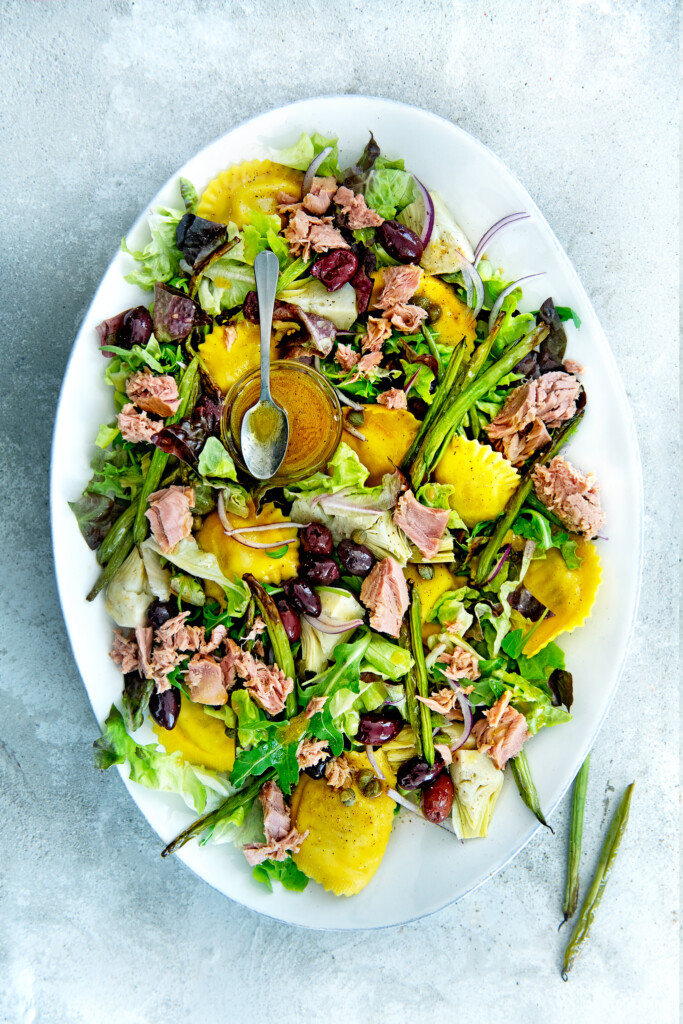 raviolisalade à la niçoise