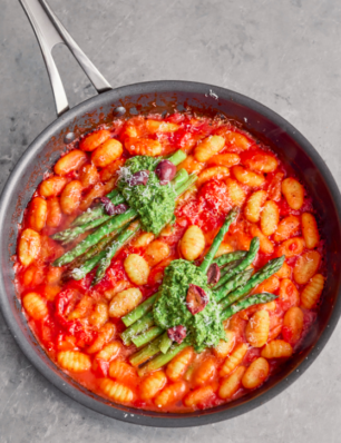 gnocchi met zoete tomatensaus van Jamie