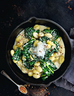 gnocchi met cavalo nero en pecorino