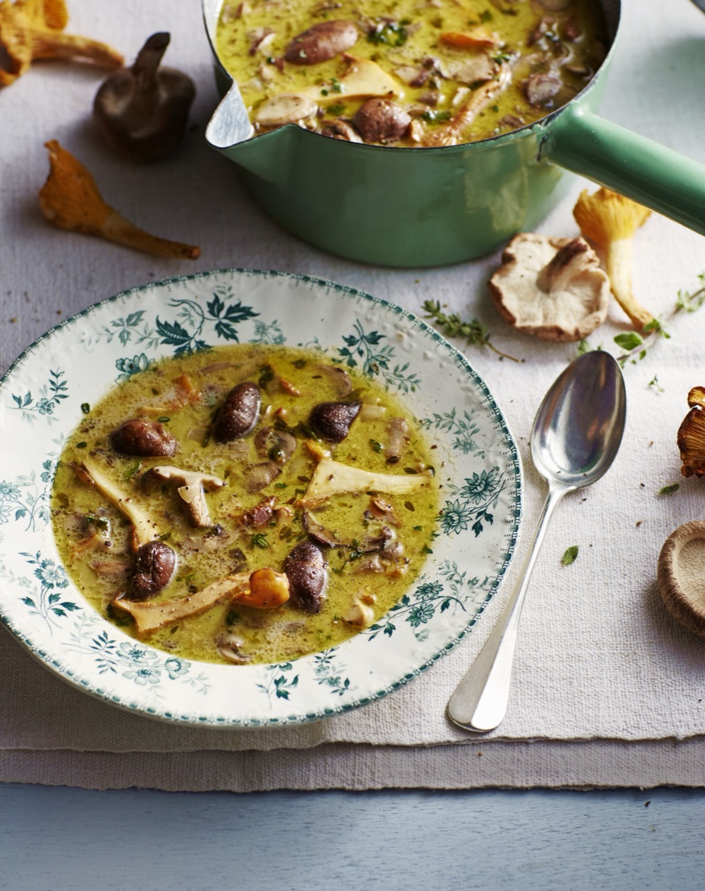paddenstoelensoep met mascarpone