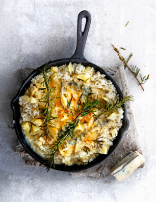 risotto uit de oven met pastinaak