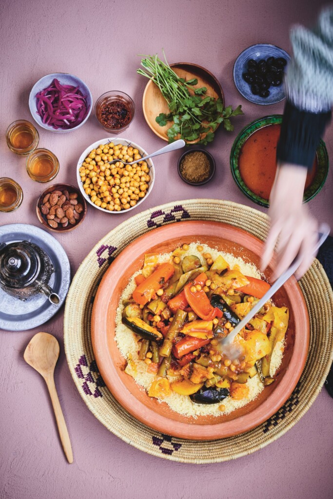 couscous met 7 groenten uit het nieuwe kookboek Shoukran