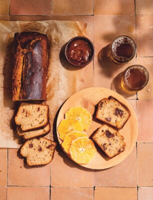 dadelcake met karamel en gezouten boter uit Shoukran