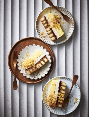 tiramisu met sinaasappelcurd & mascarponemousse