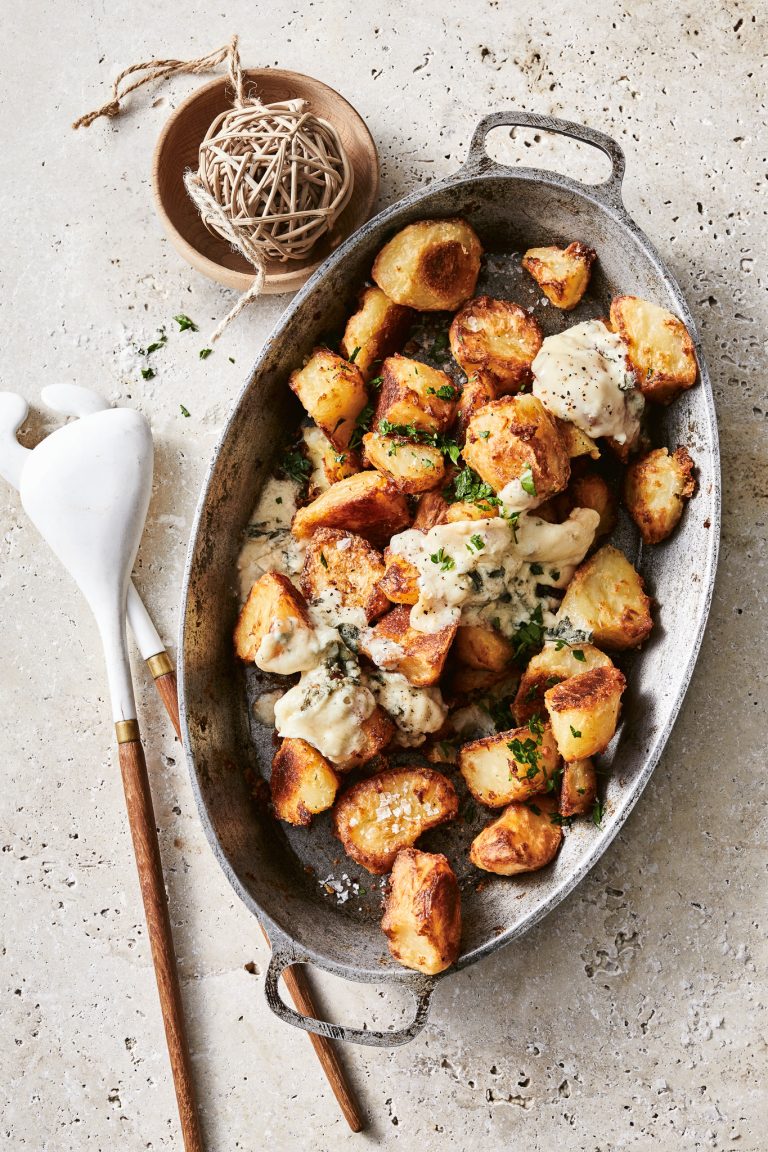 geroosterde aardappels roquefort