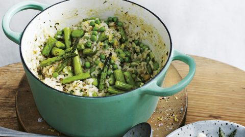 aspergerisotto met feta