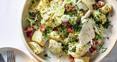 aardappelsalade met feta & chorizo
