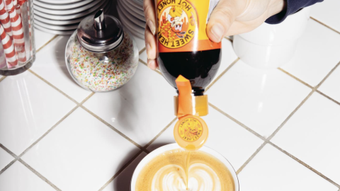 Hot Honey Latte - coffee company