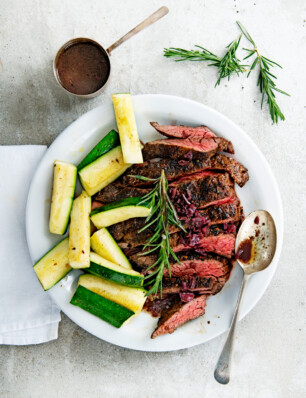 bavette de boeuf à la bordelaise