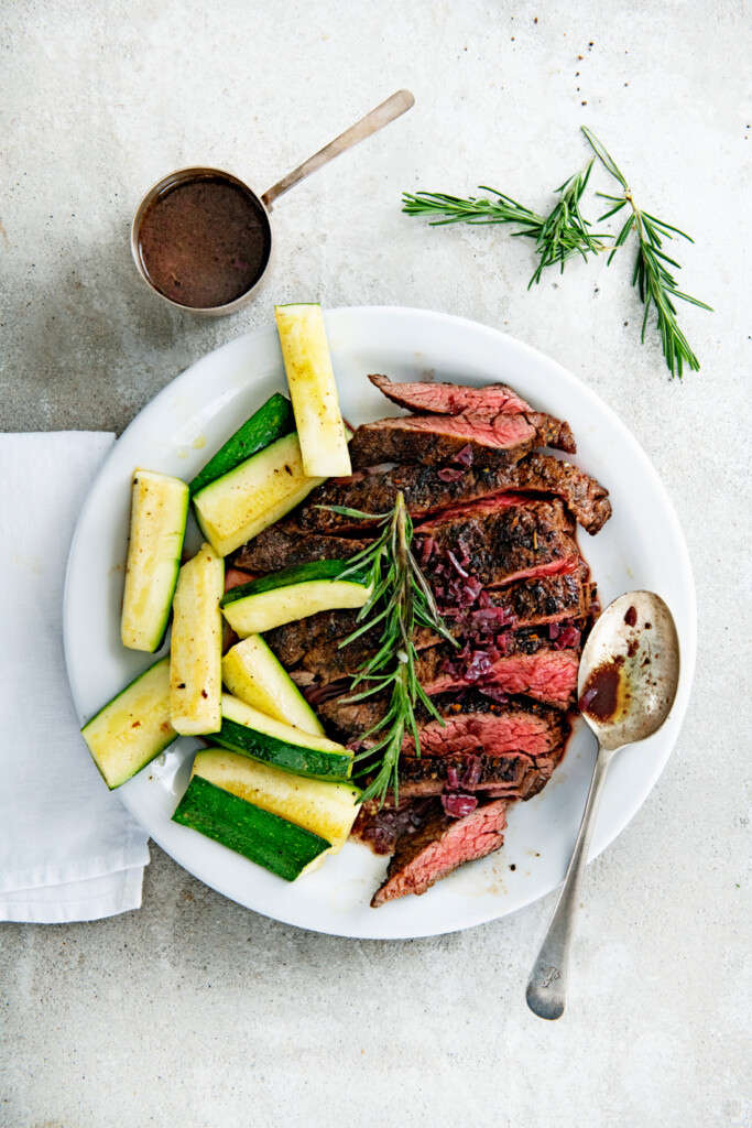 bavette de boeuf à la bordelaise