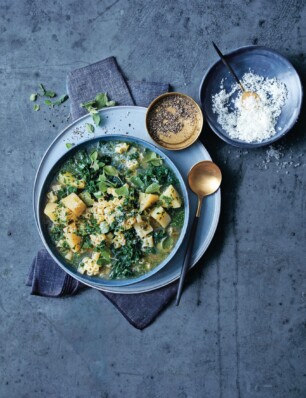 minestrone soep met boerenkool