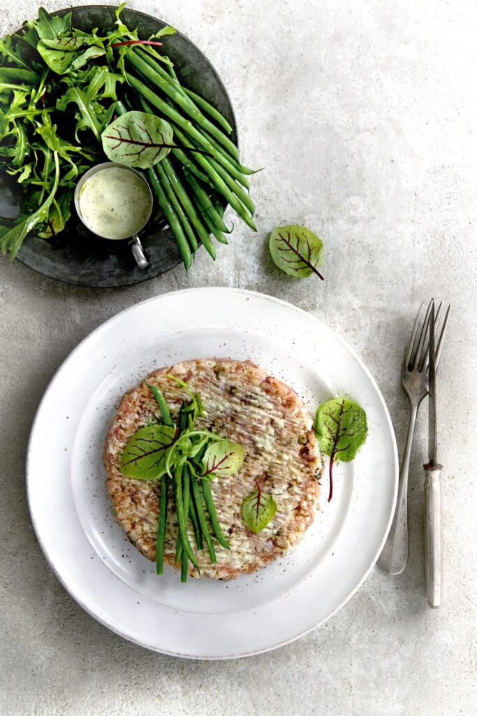 tartare van tonijn met dragondressing & haricots verts