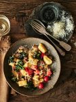 aardappel gnocchi met saucijzen en cavolo nero