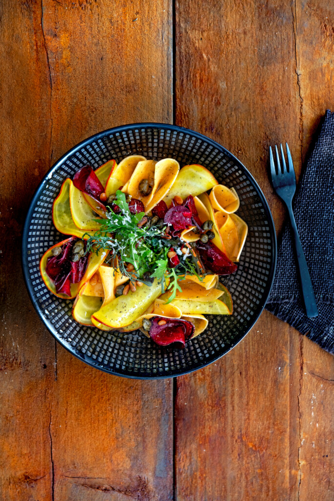 vegetarische carpaccio van wintergroente