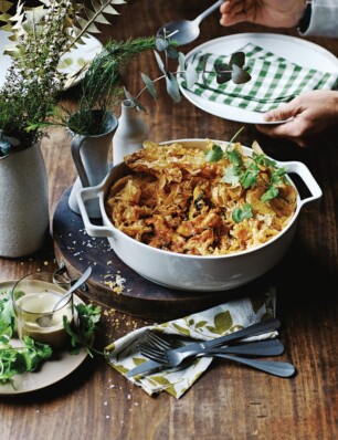 butter chicken pie