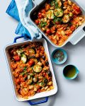 risoni cacciatore met courgette – snelle vegan recepten