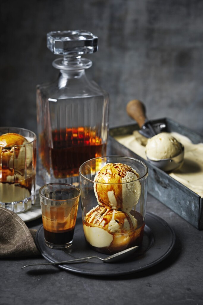 whisky-affogato met whisky-semifreddo