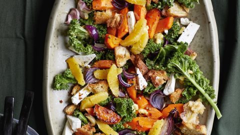 panzanella met boerenkool