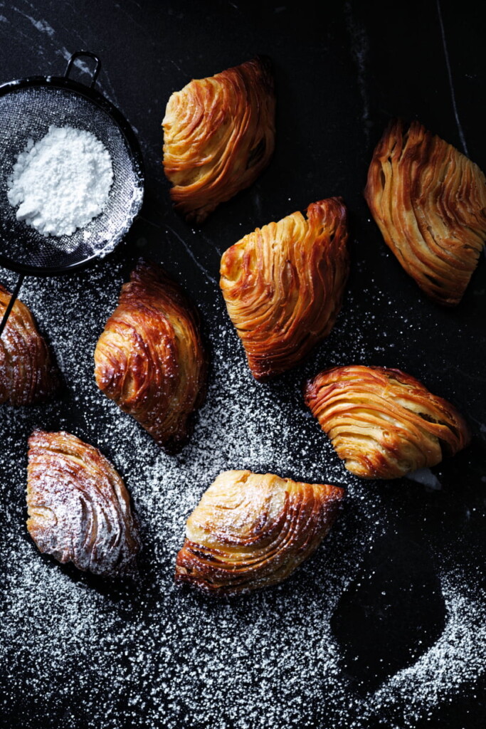 sfogliatelle met ricotta & oranjesnippers