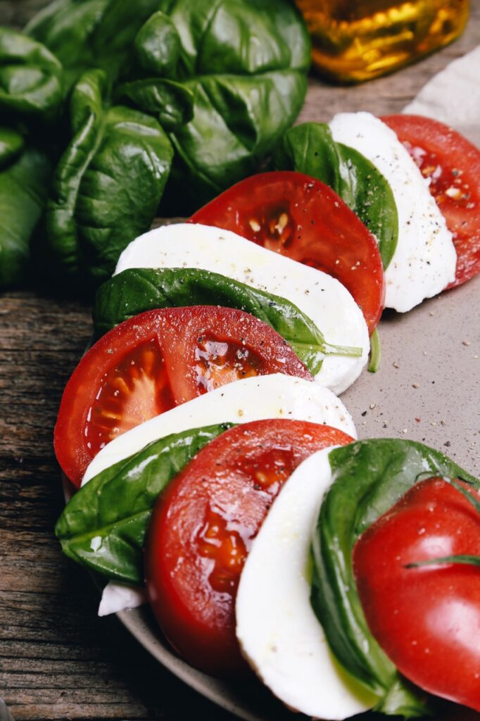 mozzarella caprese salade