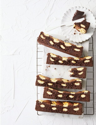 sinaasappel-cheesecake brownies