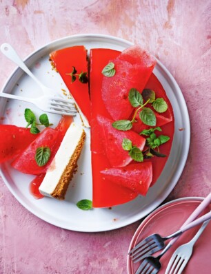 watermeloen-cheesecake met gember