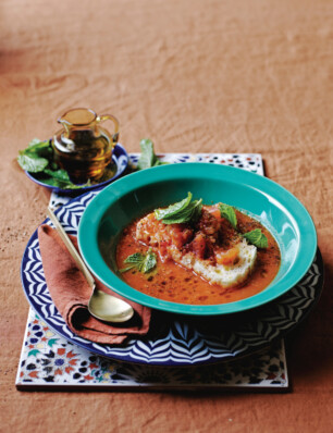 Portugese tomatensoep: sopa de pão e tomate