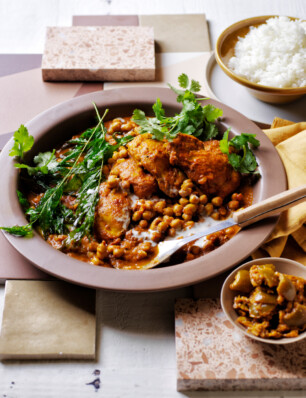 kipcurry met kikkererwten en kokos