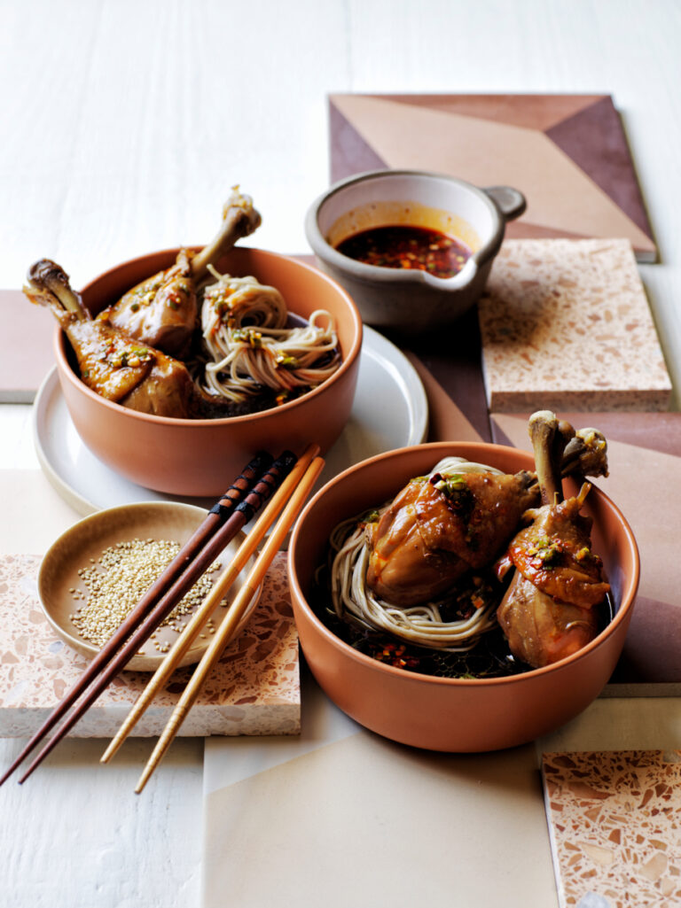 drumsticks met sojasaus en steranijs