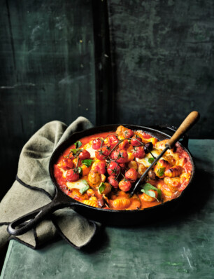 gnocchi uit de oven met saucijzenvlees