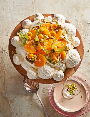 pavlova met kastanje-speculaasroom