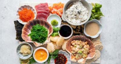 sushi board – uit borrelplankenboek: Van de plank